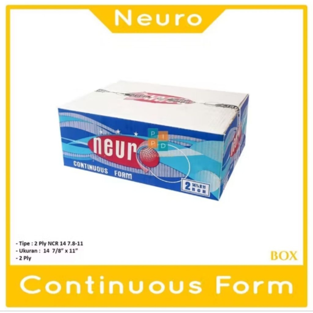 

Kertas Neuro 2 Ply 14 7/8 × 11 Countinuous From