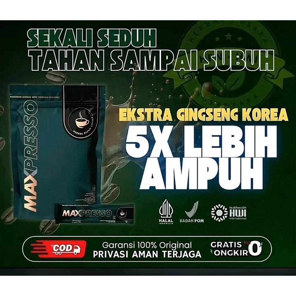 

KOPI MAXPRESSO HWI ORIGINAL 100%