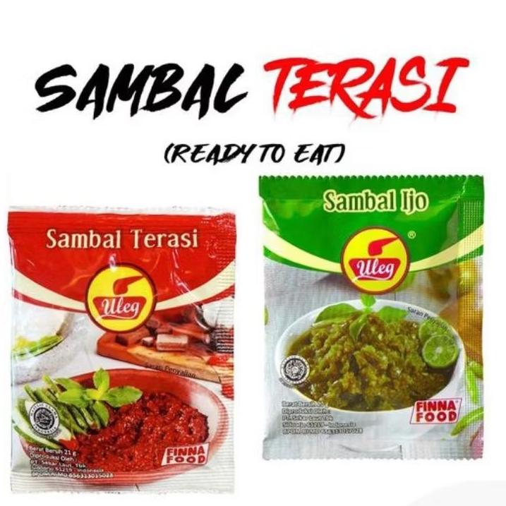 

Sambal Uleg Renceng isi 10 pcs Sambal Terasi & Sambal Ijo @18gr