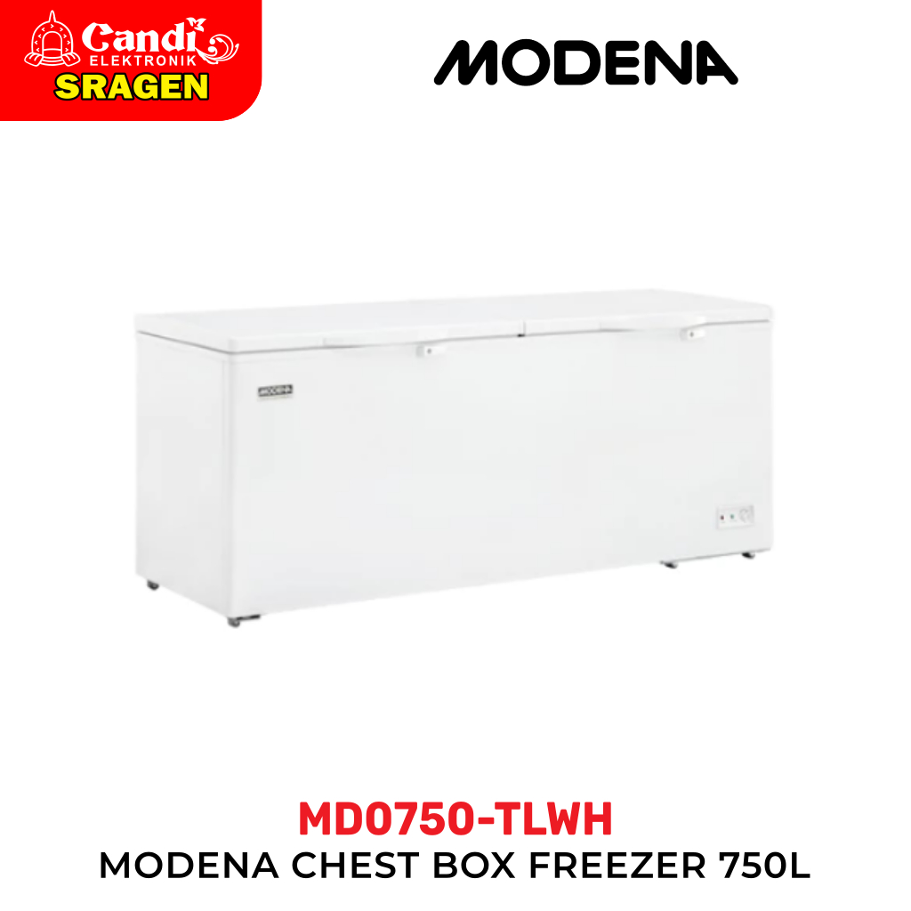 MODENA Chest Box Freezer 750 Liter Power Duo Cooling System Heavy Duty Compressor - MD0750-TLWH
