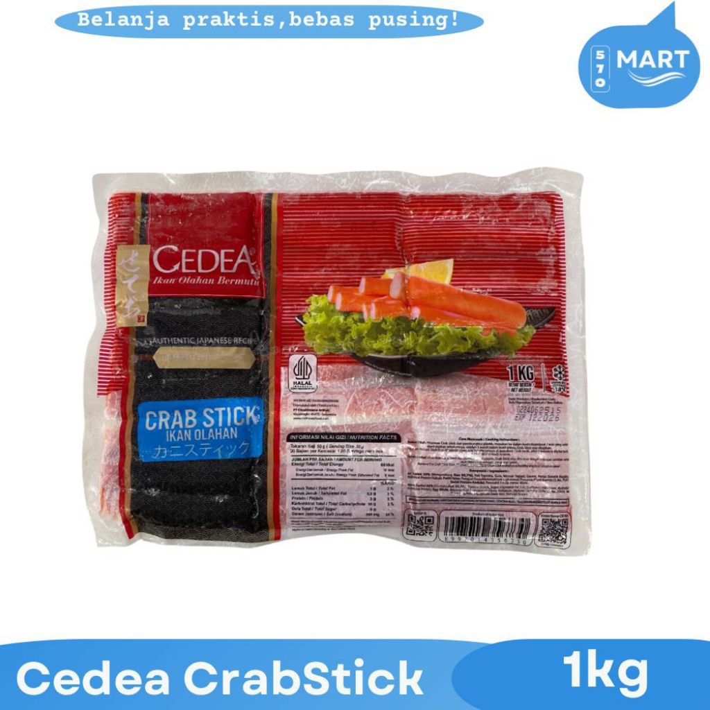 

cedea ikan olahan crabstik 1kg