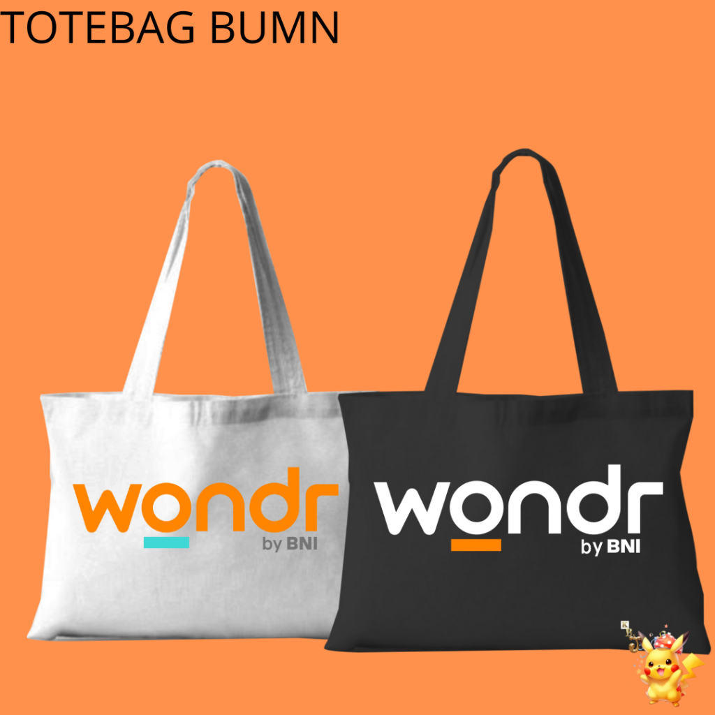 Klinikbajujkt Totebag Souvenir BUMN WONDR BNI ,Tas Tote Bag BUMN WONDR By BNI