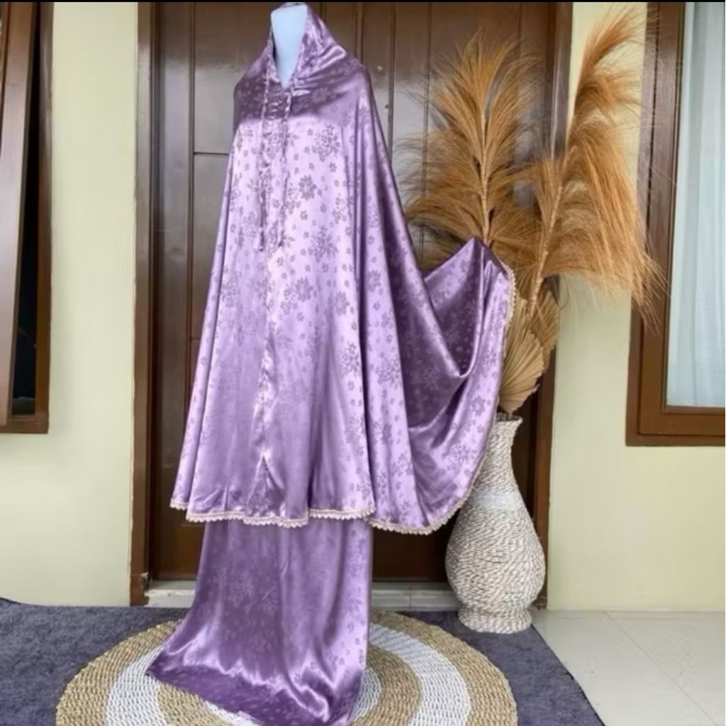 Ready COD✅ Aneka Mukena Jaguar Emboss Tebal Adem || Mukenah Travel 3 in 1 Lasercut Pouch Serut Mutia