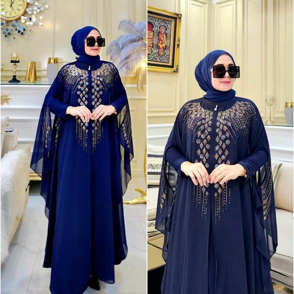 Gamis abaya turkey Formal/ Abaya arab terbaru model Kaftan Amira
