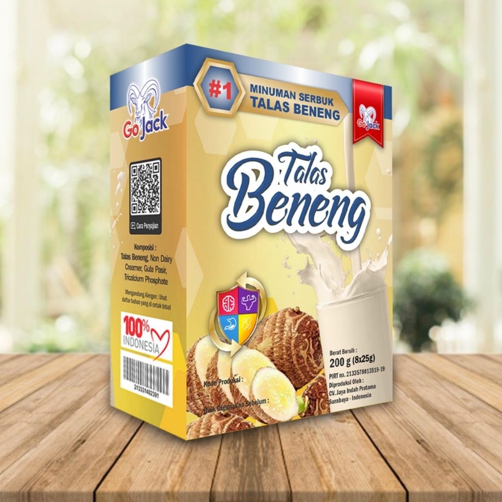 

Minuman Serbuk Talas Beneng BELI 2 DAPAT 3 Go Jack 200 gram