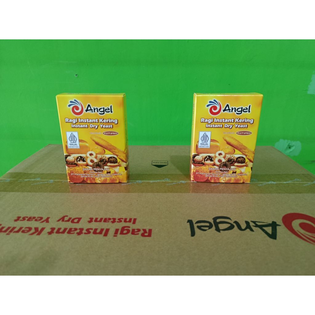 

Angel Instant Dry Yeast 44gram I Ragi Instant Kering (Best Seller) l Jual Per Carton /dus (1 dus isi 60 pack)