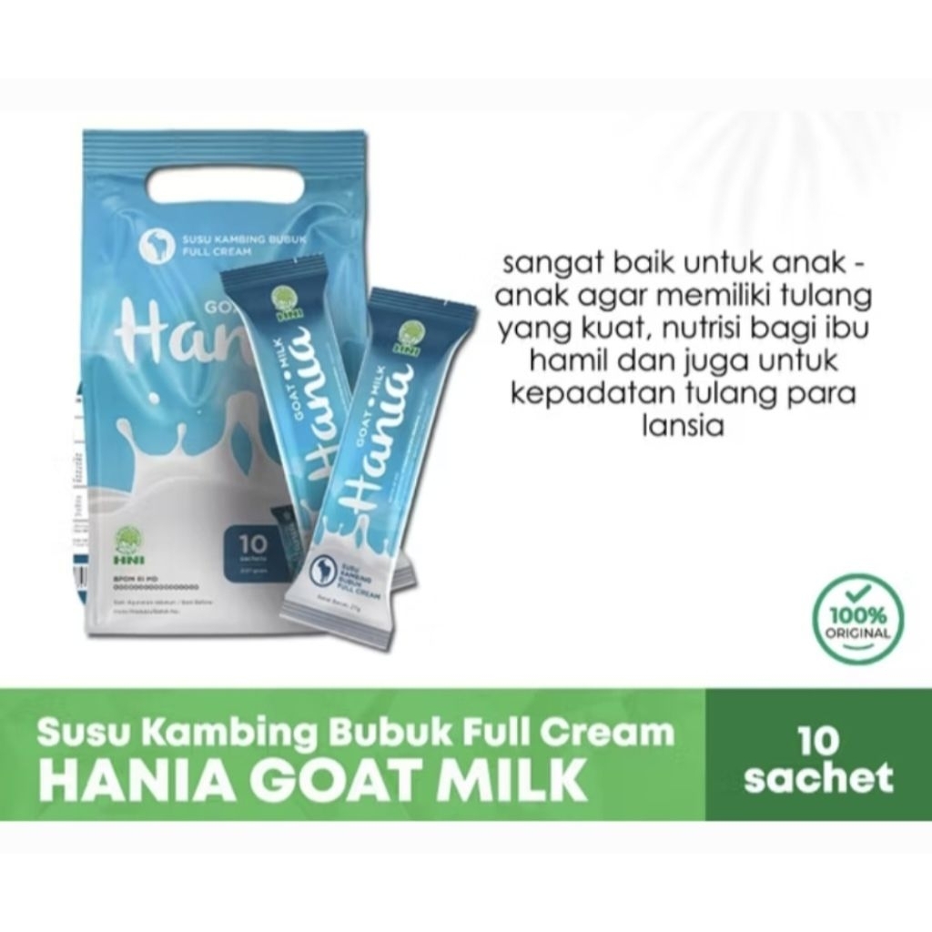 

Hania susu kambing full cream