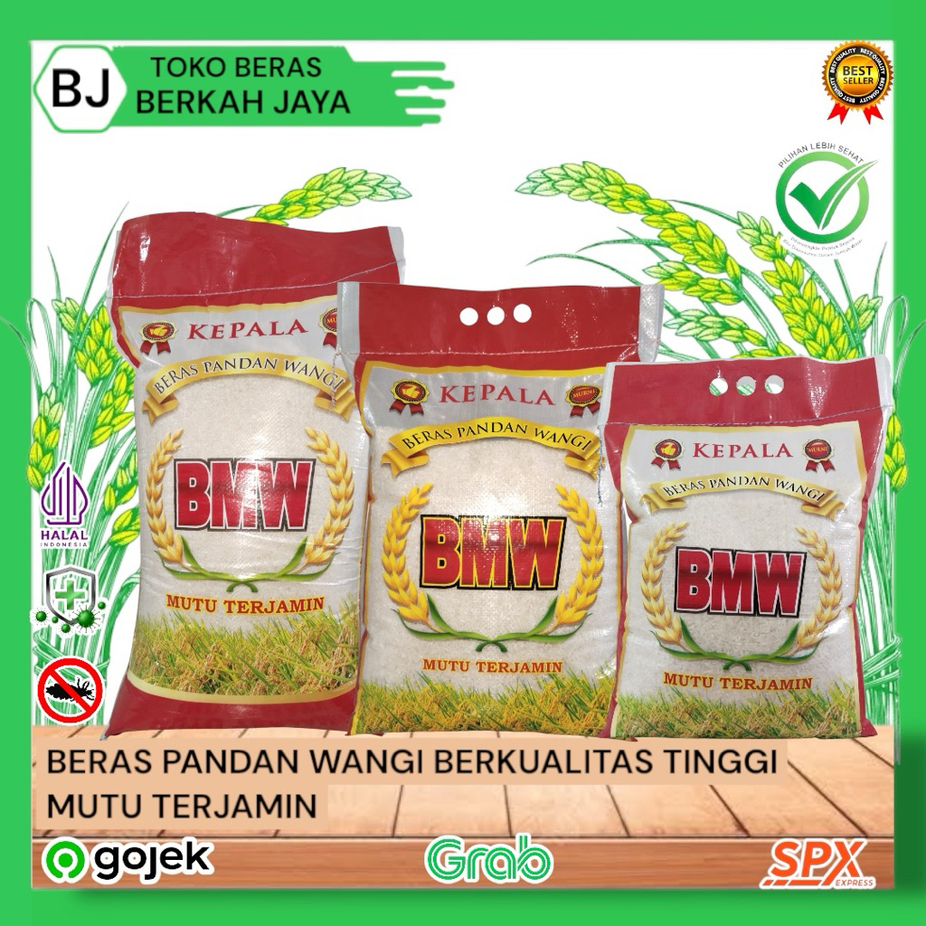 

BERAS BMW PANDAN WANGI 5KG 10KG 20KG
