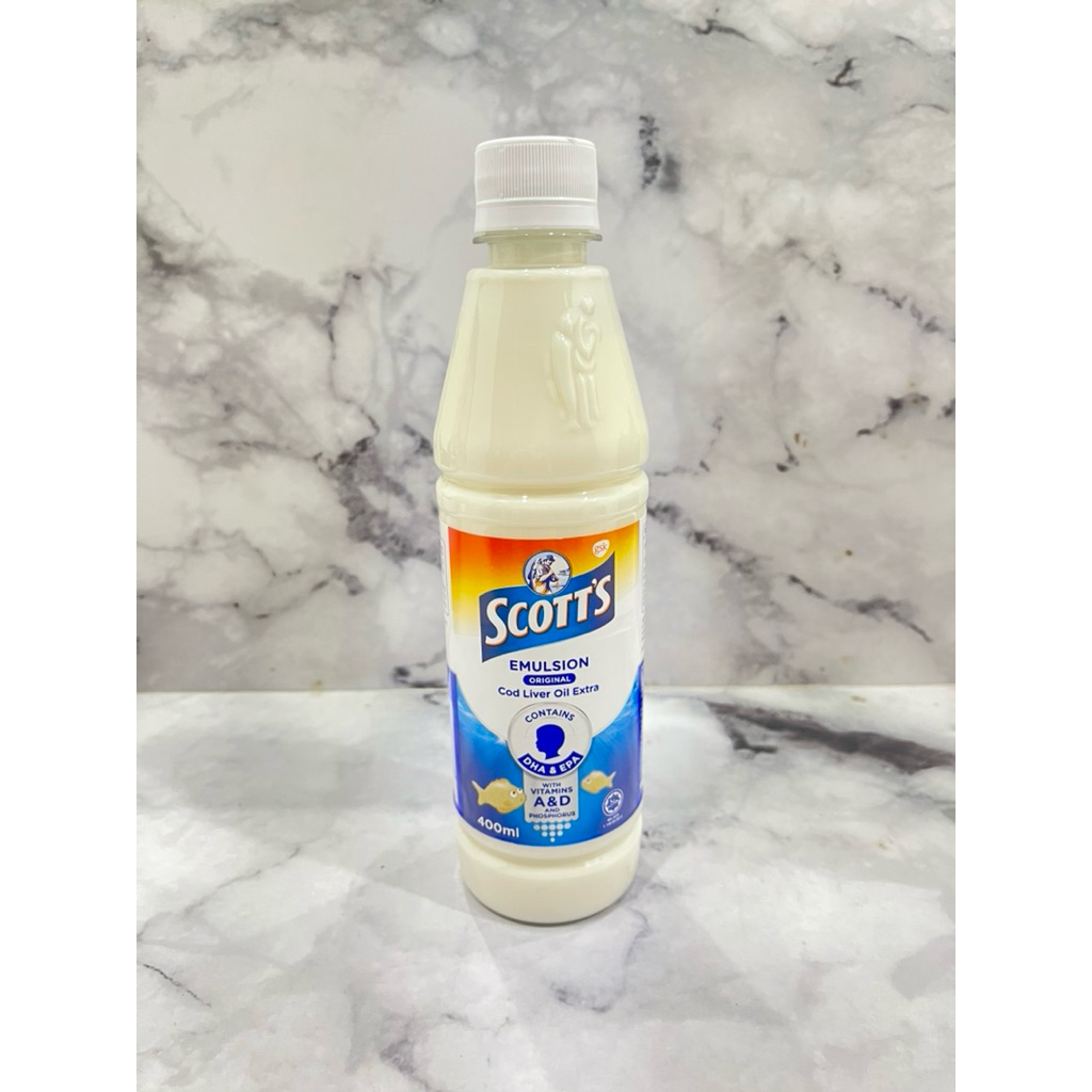 Scott emulsion original | scott's emulsion malaysia original 400 ml Besar
