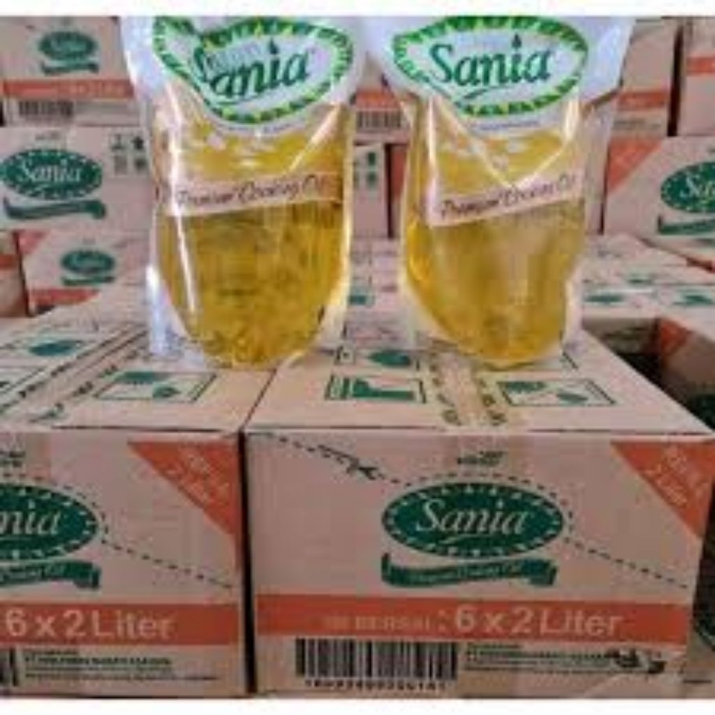 

Minyak Goreng kemasan Sania 800 ml 1 dus isi 12pcs