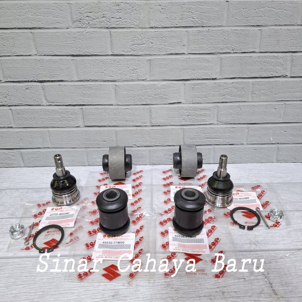 Paket Bushing Besar Kecil Dan Ball Joint Set Suzuki Ertiga 2013-2018 Original 6Pc