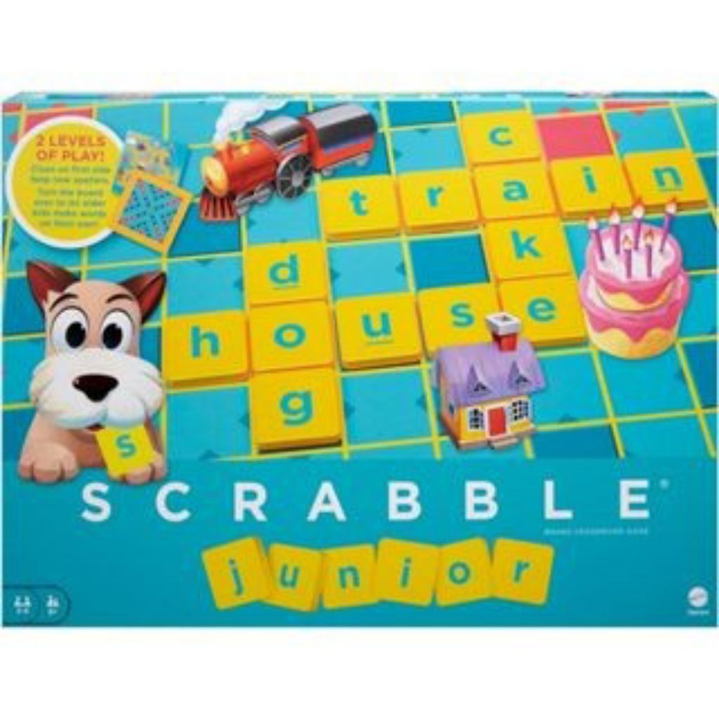Scrabble Junior Board Game Original .. Mainan melatih strategi anak