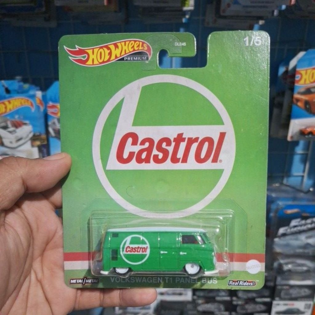 Hot wheels Premium Volkswagen T1 Panel Castrol