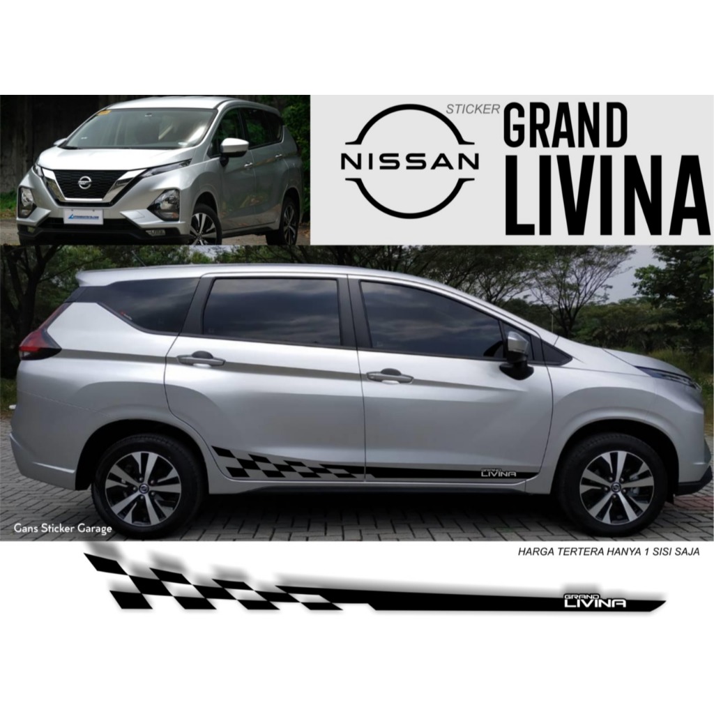 Sticker Mobil Nissan Grand Livina Aksesoris Eksterior Nissan Grand Livina