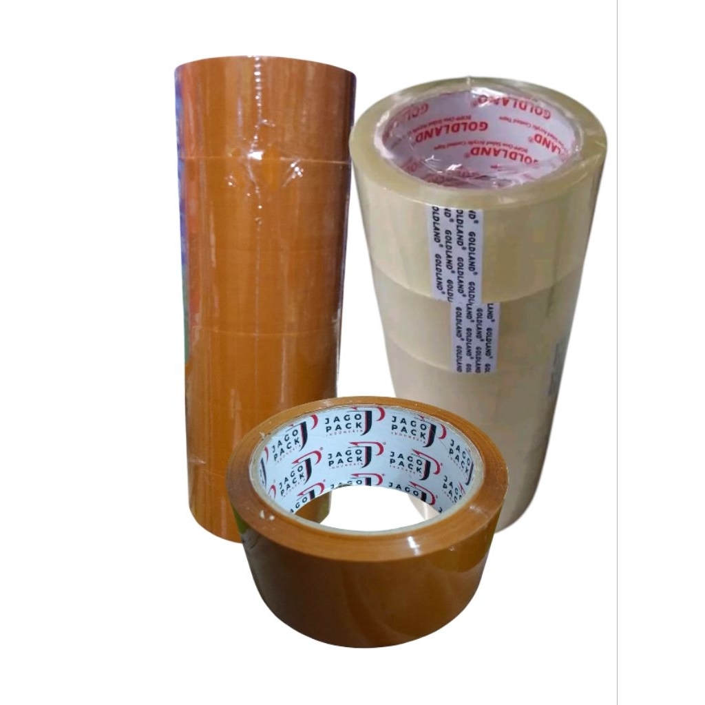 

LAKBAN isi 6 pcs tersedia bening dan coklat promo