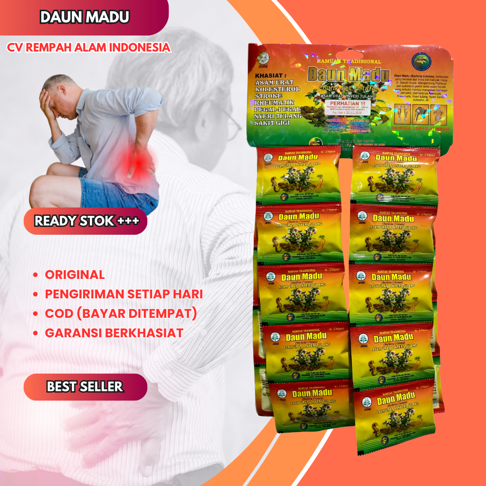 

Kapsul Asam Urat Daun Madu Original 20 Sachet