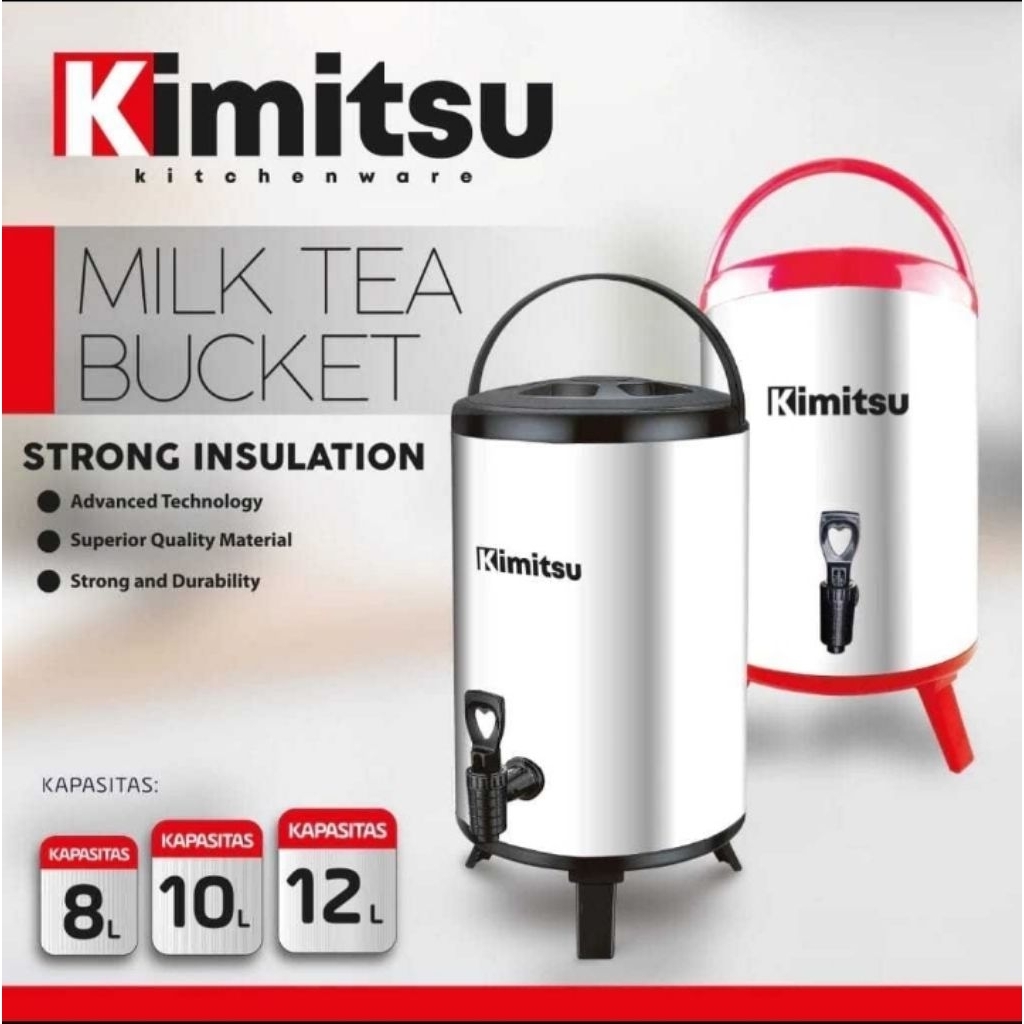 milk tea bucket 8 liter