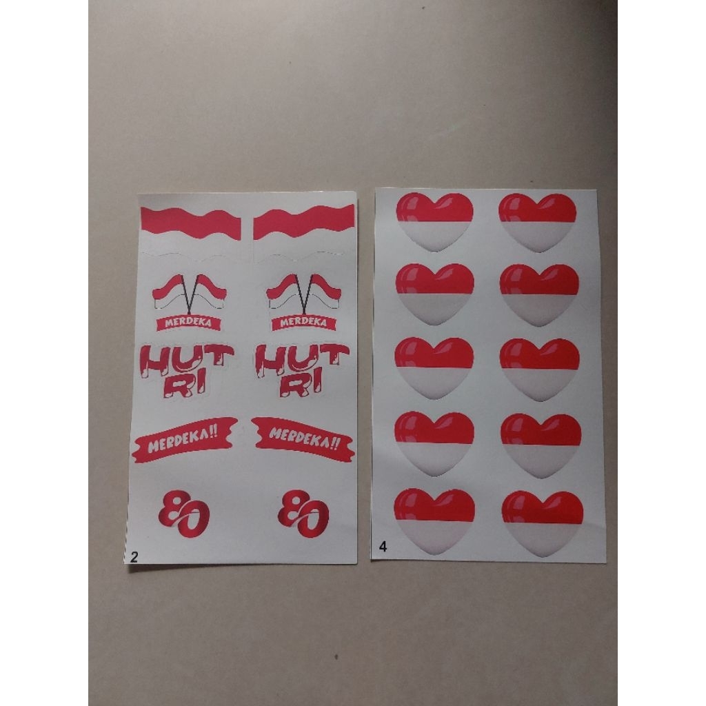

Stiker Pipi Merah Putih Agustusan