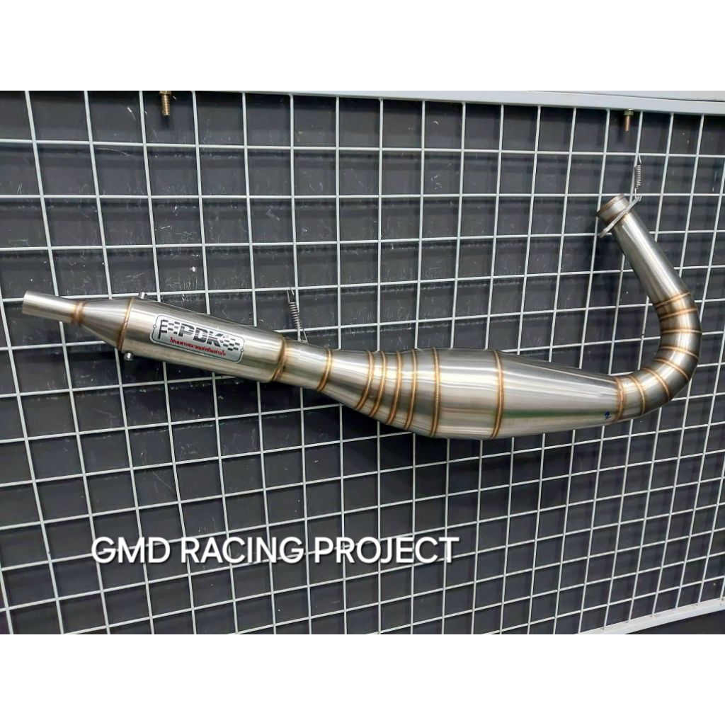 Knalpot RX King 135 RX Spesial PDK Stenlis Model Kolong Drag