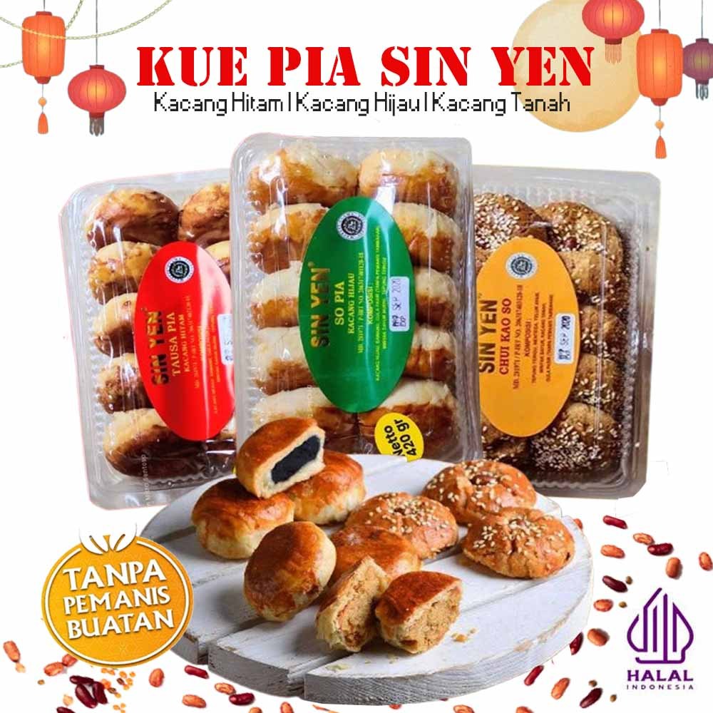

Bakpia Kacang Hijau Kupas | Tausa Hitam HALAL | Kue Pia isi 10 halal Original Tausa Pia Kacang Hijau Pia Tausa Hitam Pia Kacang Merk Sin Yen BEST SELLER