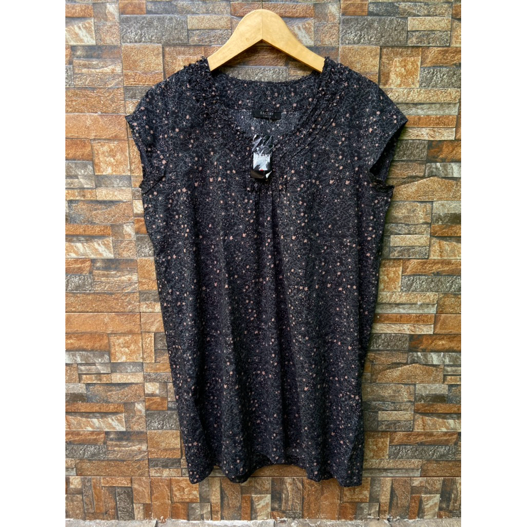 Vintage 00s Sacsny Y'saccs Half Sleeve Floral Dress