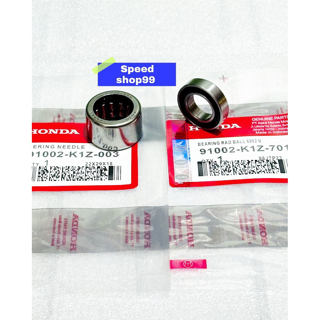 Bearing Pully K1Z + Laher Needle K1Z PCX 160 ADV 160 ORI