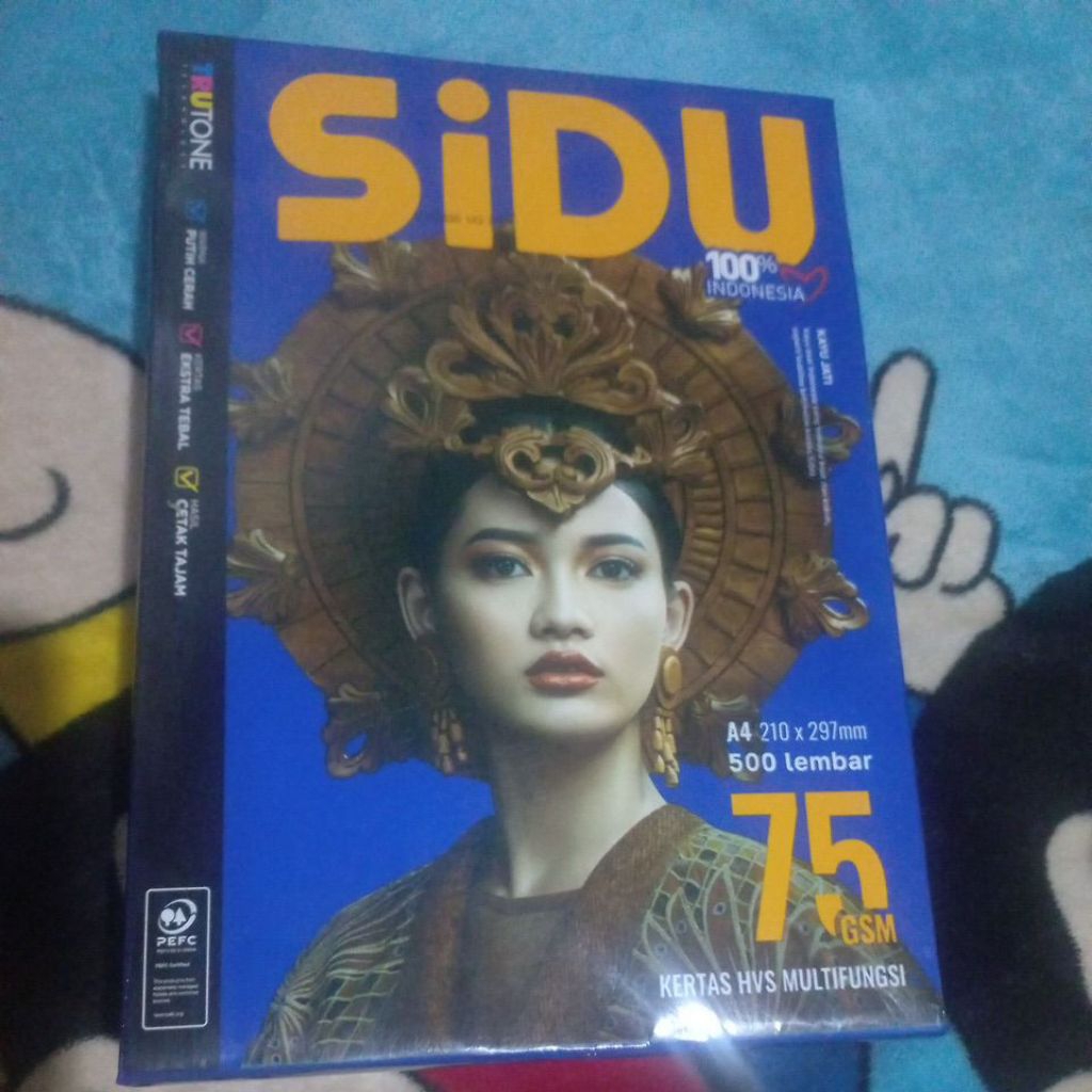 

Kertas HVS A4 SIDU 75GSM