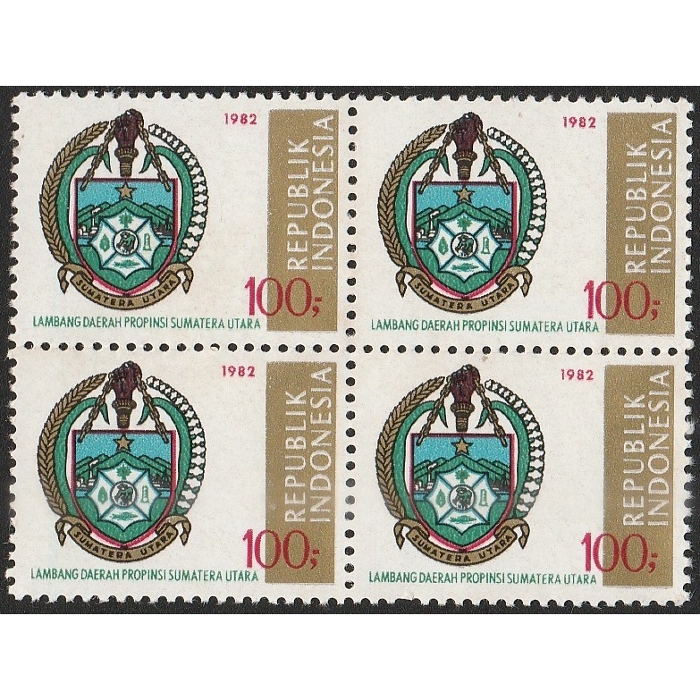 

A 12854 EMPAT BUAH PRANGKO TEMA LAMBANG PROPINSI SUMATERA UTARA DALAM BLOK EMPAT KONDISI BELUM ADA CAP - HARGA KPI 2018 RP.60.000