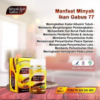 Darusyifa Kapsul Minyak Ikan Gabus 77 Obat Luka Pasca Operasi