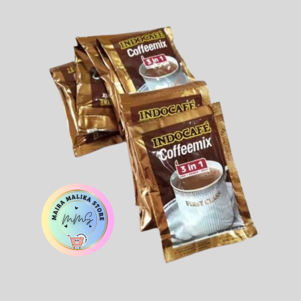 

indocafe coffe mix 3in1 @20gram 1 renceng 10 sachet