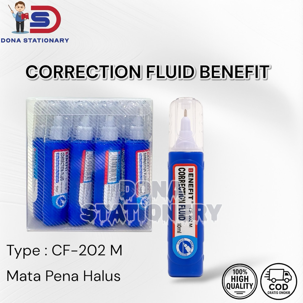 

BENEFIT Correction Fluid / Tip Ex Cair Benefit 12 Pcs