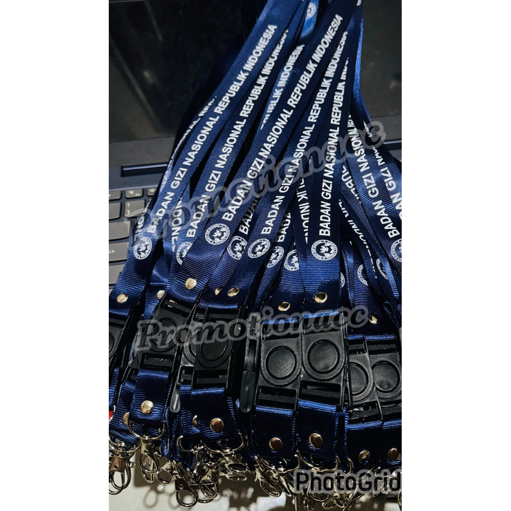 

Lanyard Tali ID Card Name Tag BADAN GIZI NASIONAL REPUBLIK INDONESIA (BGN) PREMIUM Satuan