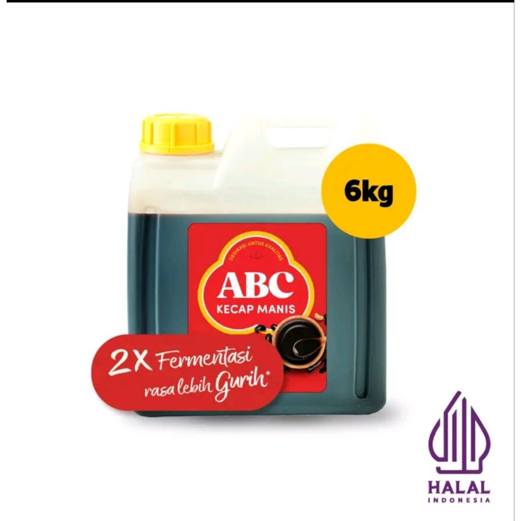 

kecap manis ABC jerrycan 6kg