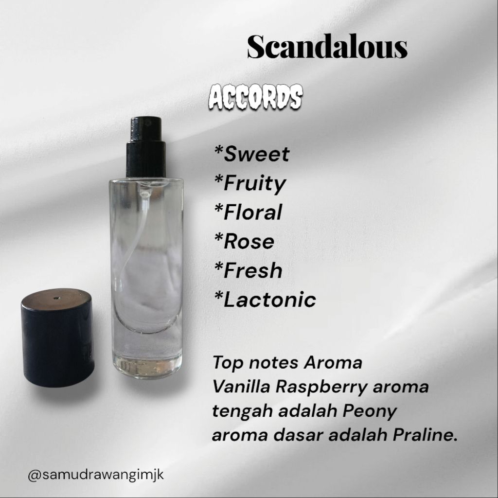 PARFUM BIBIT ORIGINAL - SCANDALOUS SECRET 30ML - SECRET LOVE