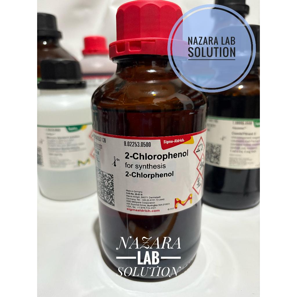2-Chlorophenol / Chloro-2phenol / 2-Chloro-1-hydroxybenzene C₆H₅ClO MERCK 8.02253 500mL