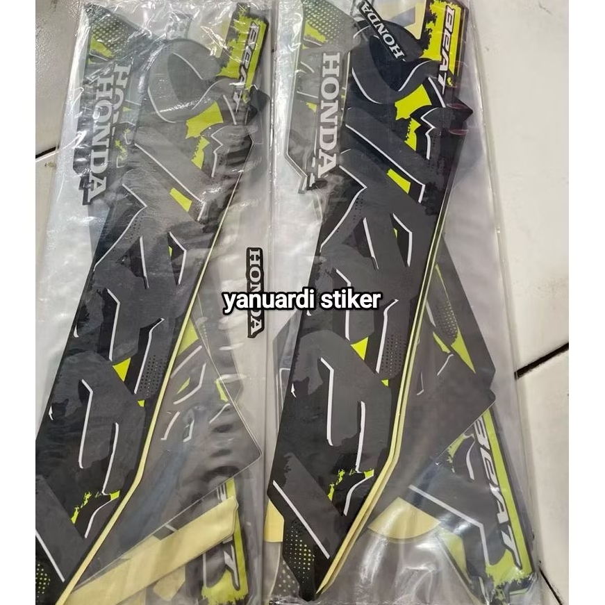 Striping stiker list honda beat street tahun 2025 hitam beat street 2025 black