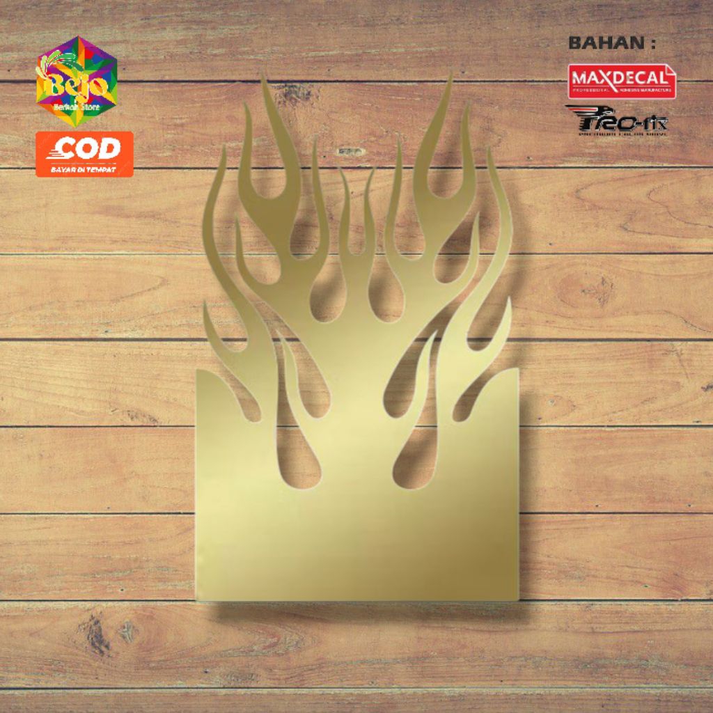 Sticker Stiker Lidah Api Stiker Tribal Api Stiker stiker Spakbor Api