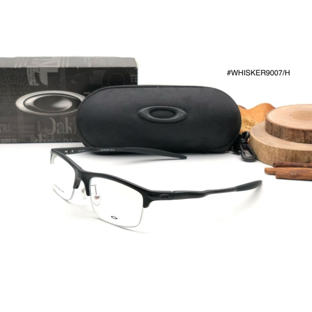 frame kacamata sporty pria oakley whisker lensa photocromic