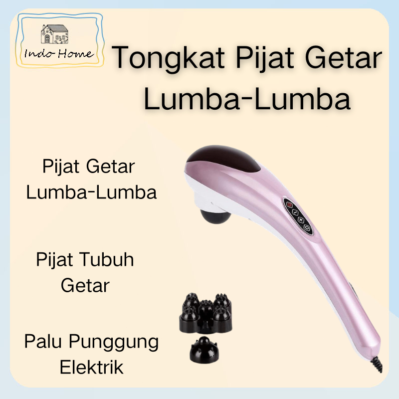 Tongkat Pijat Lumba-Lumba, Palu Pemukul Punggung Elektrik, Pijat Seluruh Tubuh dengan Getaran