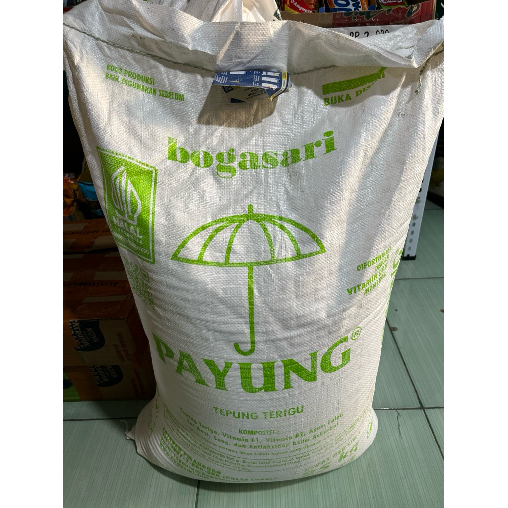 

gandum bogasari payung 1/2 murah