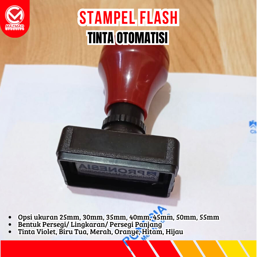 

STEMPEL FLASH TINTA OTOMATIS
