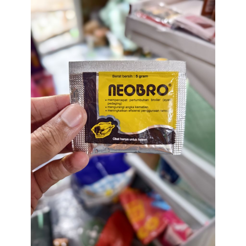 Neobro 5 Gram Multivitamin Penambah Nafsu Pertumbuhan Broiler (Ayam Pedaging)