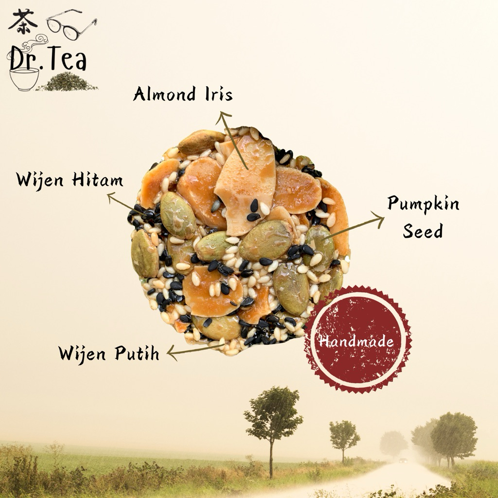 

Dr.Tea - Florenta Cookies - Cemilan Diet - Kacang Kacangan - Florentine