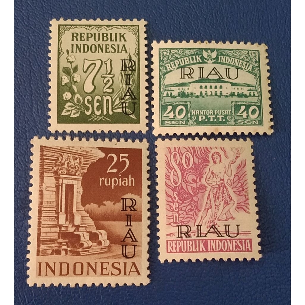 

Prangko Lawas RI C.T. RIAU Type 1 Tahun 1954