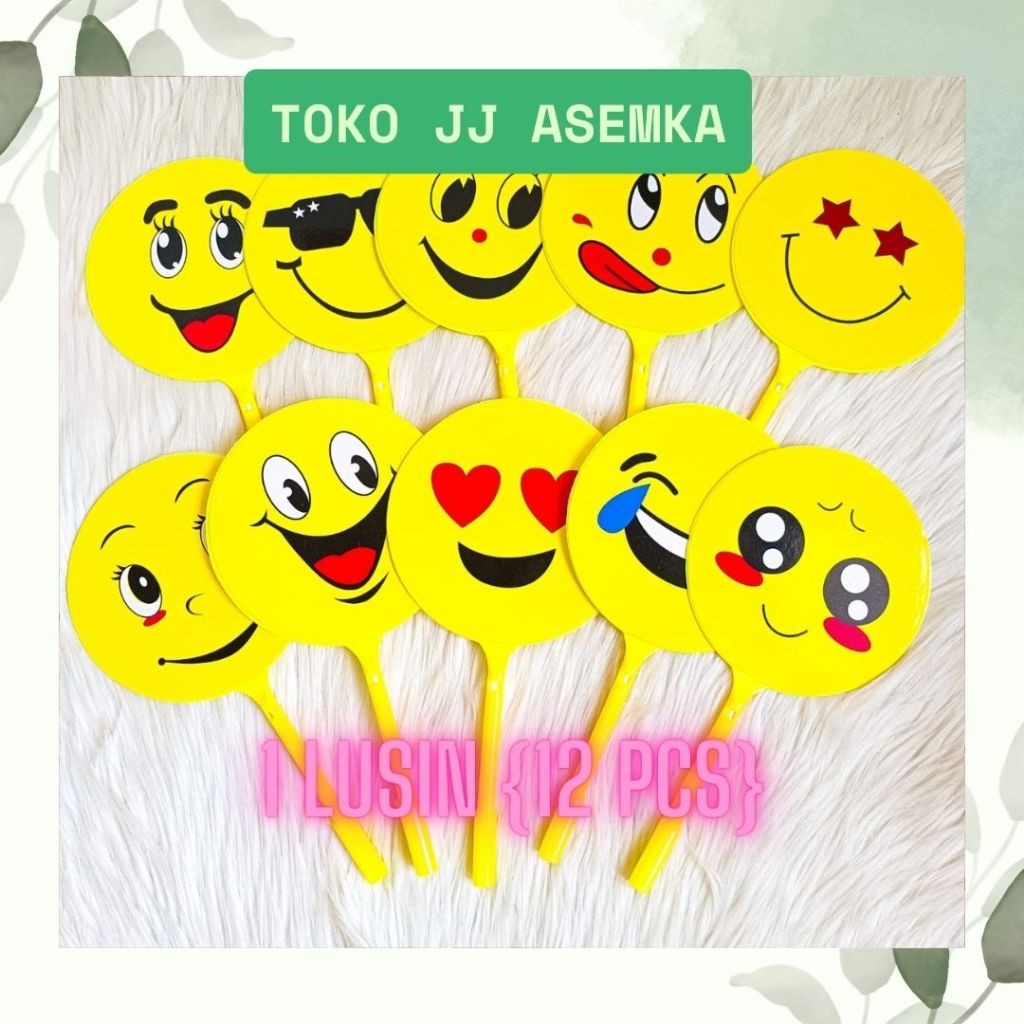 

12 PCS PULPEN GEL KIPAS LUCU BERKARAKTER ALAT TULIS SEKOLAH MURAH