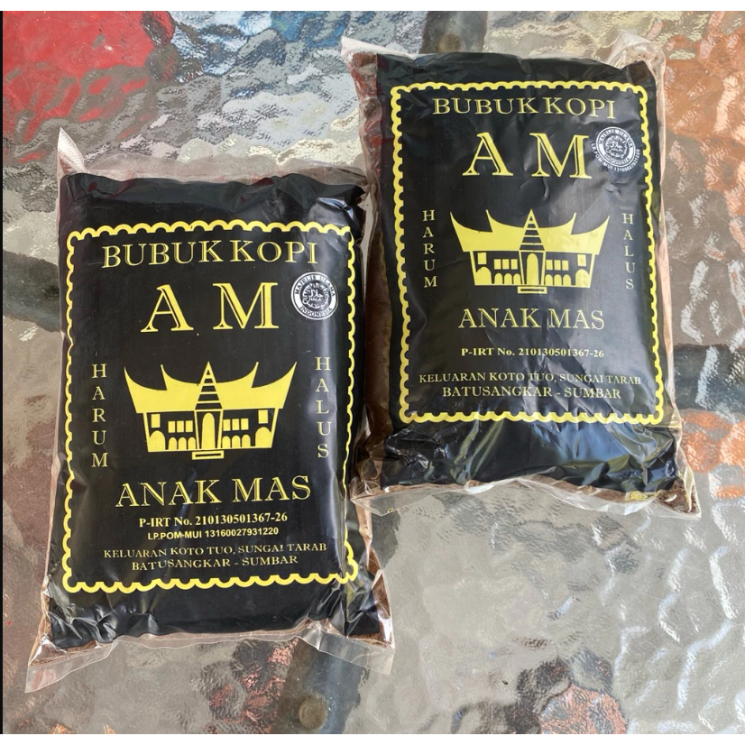 

Bubuk Kopi AM (Anak Mas) 180 gram, Sumatra Barat / Sumatra Barat