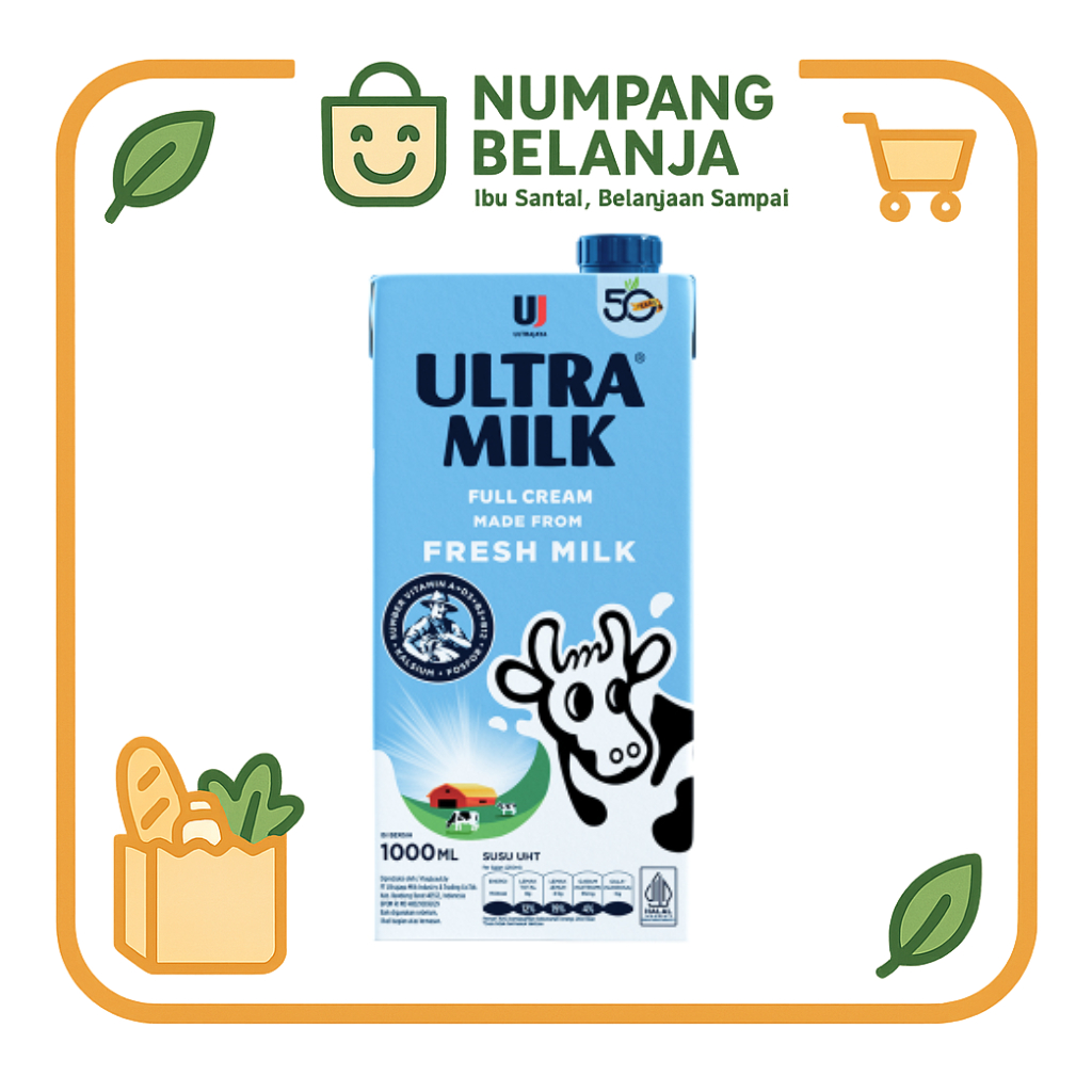 

ultra milk susu uht plain [1000ml]