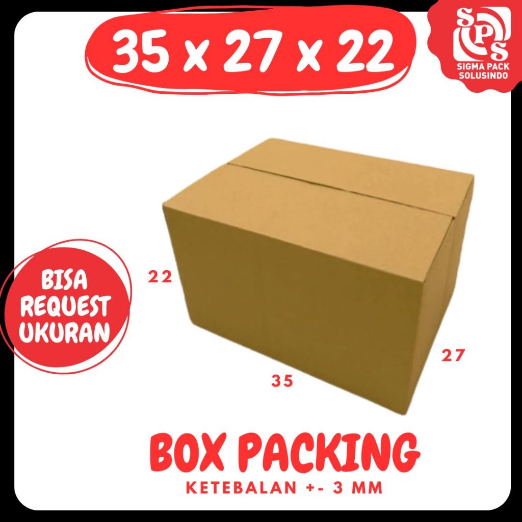 

Kardus 35x27x22 A1 Box Pindahan Packing Karton Dus Kotak Kemasan kosmetik Jamu Obat Madu Zigma Pack