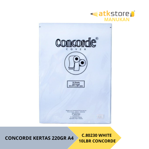 

Concorde Kertas A4 C.80230 Kertas Sertifikat | Kertas Concorde Cover A4 C.80230 220gsm – 10 Lembar