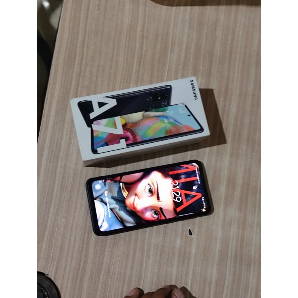 Samsung a71 8/128 minus cek deskripsi